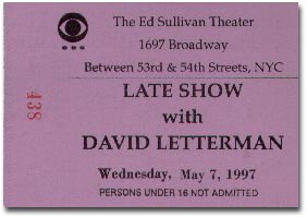 Ticket: 5/7/1997